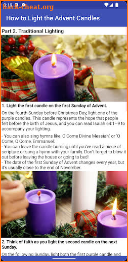 Light the Advent Candles screenshot