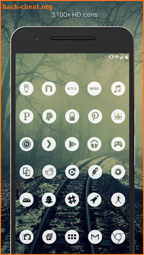 Light Void - White Minimal Icons (Pro Version) screenshot