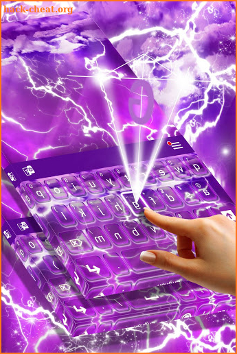 Lighting Bolt Keyboard Theme screenshot