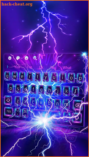 Lighting Electric Screen keyboard screenshot