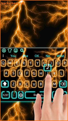 Lighting Neon Keyboard screenshot