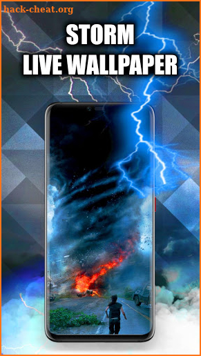 Lighting Storm Live Wallpaper screenshot