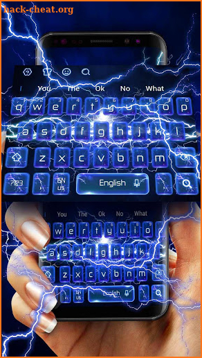 Lightning Blue Keyboard screenshot