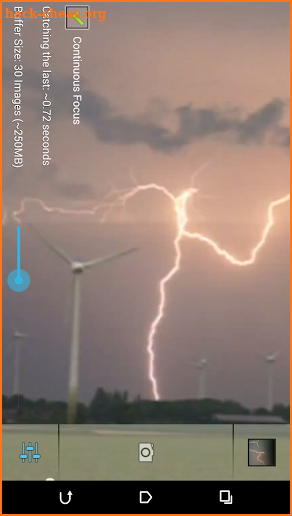 Lightning Camera - take pictures of lightnings screenshot