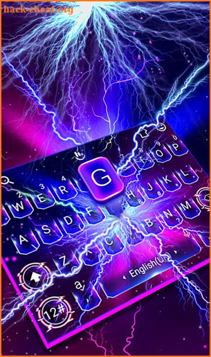 Lightning Flash Keyboard Theme screenshot