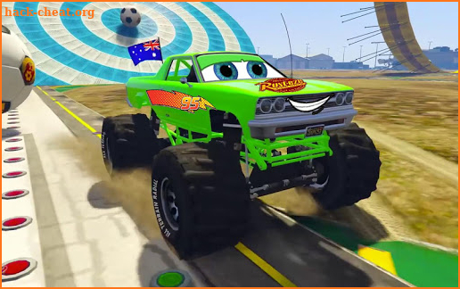 Lightning Mcqueen Monster Truck: Mcqueen Racing 3D screenshot