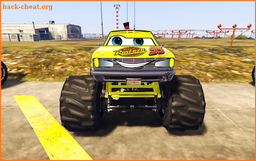 Lightning Mcqueen Monster Truck: Mcqueen Racing 3D screenshot