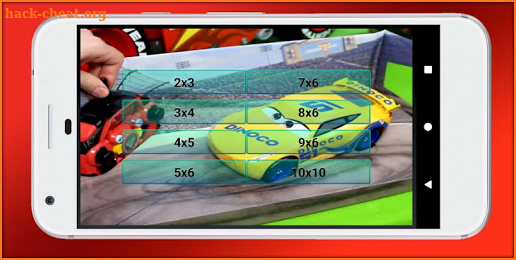 Lightning puzzle with McQueen screenshot