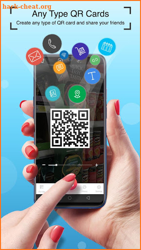 free business card maker with qr code android