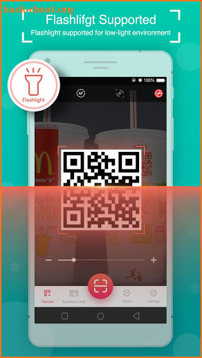 Lightning QR Code Scanner: Business Card Generator screenshot