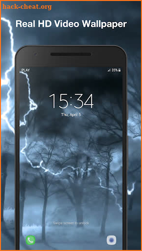 Lightning Storm Live Wallpaper PRO screenshot