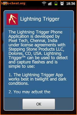 Lightning Trigger™ App screenshot