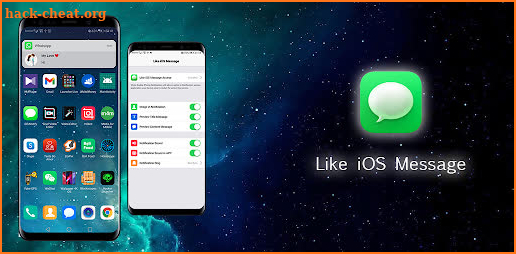 Like iOS Message screenshot