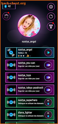 Like Nastya Dancing Tiles Hop screenshot
