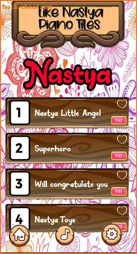 Like Nastya Piano Rythme Game screenshot