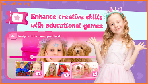 Like Nastya World games&video screenshot