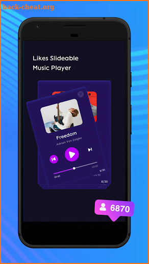 Likes Slideable Music Player screenshot