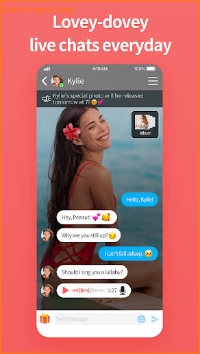 Likey - 1:1 Live Chat with Celebrities screenshot