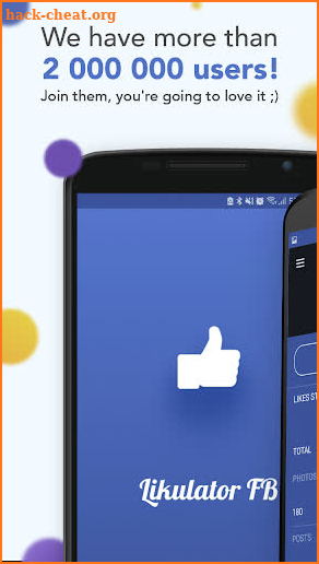 Likulator – likes counter for Facebook screenshot