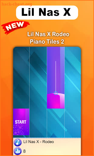 Lil Nas X Rodeo Piano Tiles 2019 screenshot