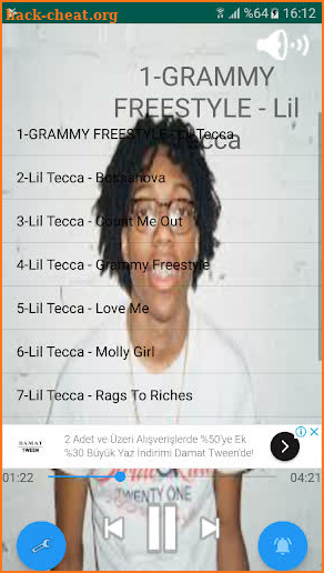 Lil Tecca Musics // without internet -ringtone screenshot