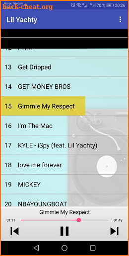 Lil Yachty songs screenshot