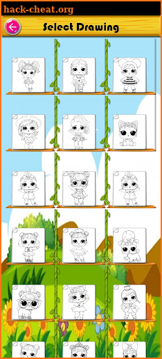 Lily Doll Coloring Book screenshot