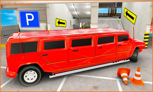 Limo Multi Level Car Parking Car Driving Simulator screenshot