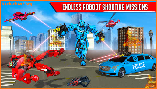 Limo Robot Car Transformation: Car Robot Games screenshot