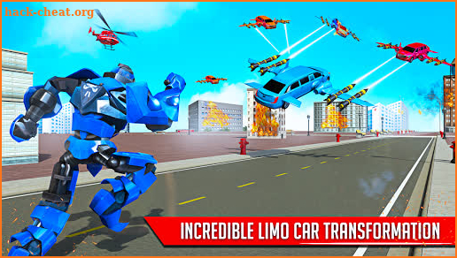 Limo Robot Car Transformation: Car Robot Games screenshot