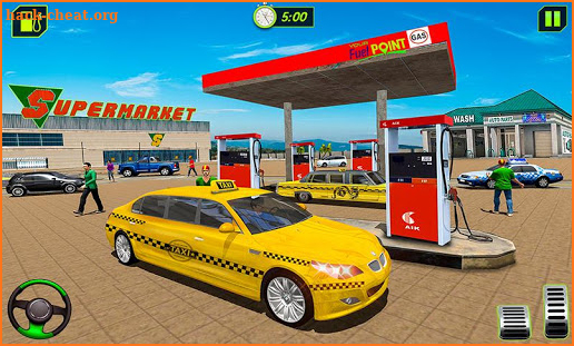 Limo Taxi Driver Simulator : City Car Driving Game screenshot