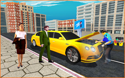 Limo Taxi Driving Simulator :Limousine Car Games screenshot