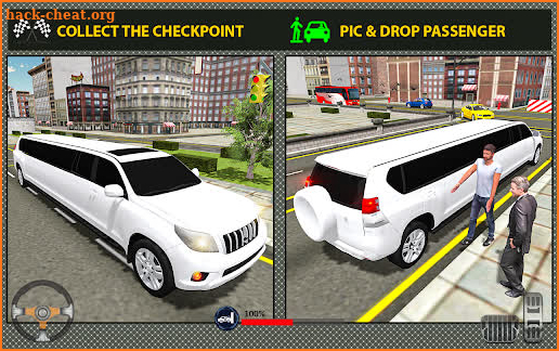 Limousine car game city driver screenshot