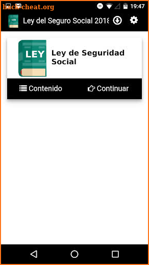 LIMSS 2019 - Ley del Seguro Social screenshot