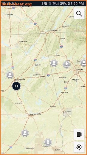 Linc PTT Map screenshot