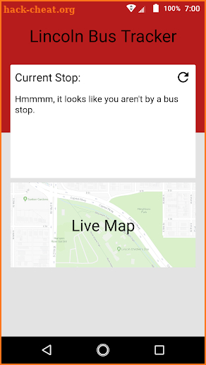Lincoln Bus Tracker screenshot