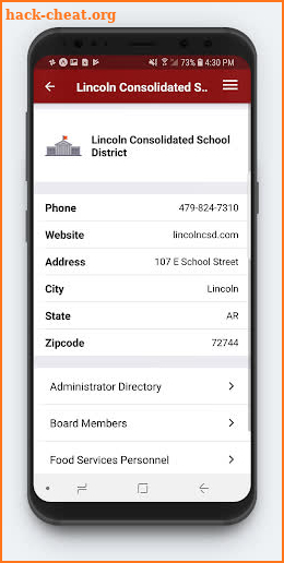 Lincoln Consolidated Schools screenshot