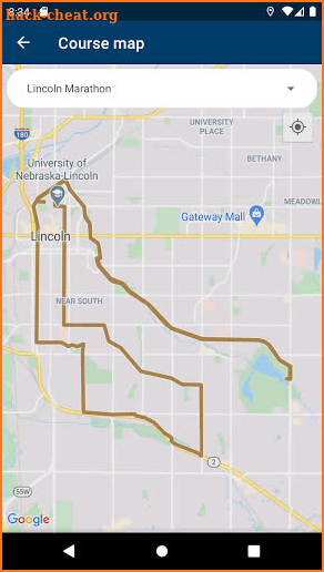 Lincoln Marathon 2021 screenshot