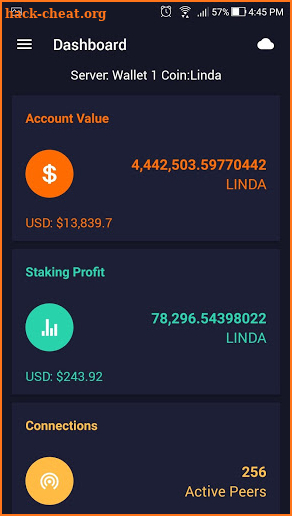 Linda - My Staking Wallet screenshot