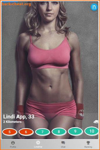 Lindiapp - Free voting chat dating nearby app screenshot