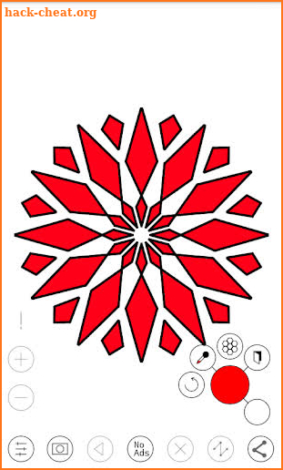Line Art - Circular Vector Drawing App screenshot