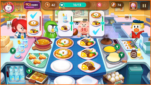 LINE CHEF A cute cooking game! screenshot