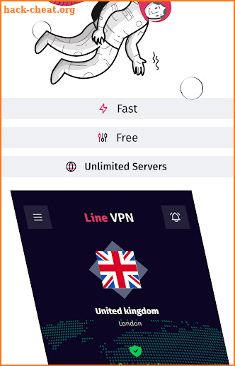 Line VPN screenshot