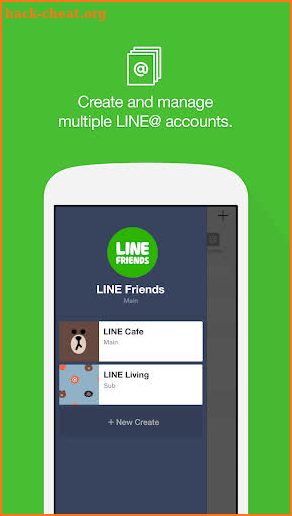 LINE@App (LINEat) screenshot