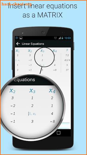 Linear Equation Solver screenshot