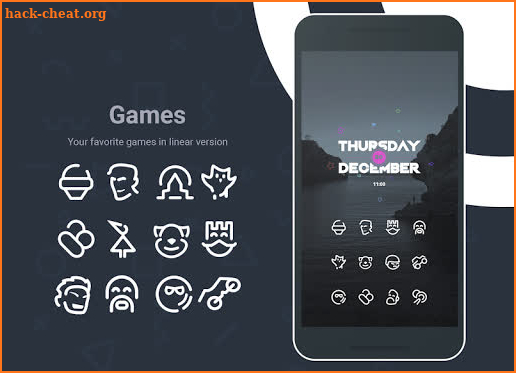 Linebit Light - Icon Pack screenshot