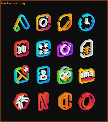 LineBula 3D - Icon Pack screenshot