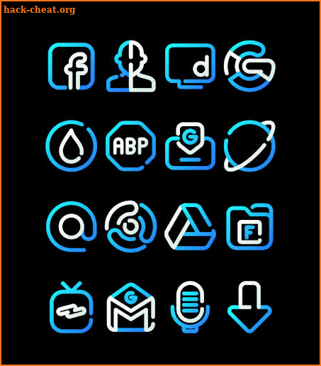 LineBula Blue - Icon Pack screenshot