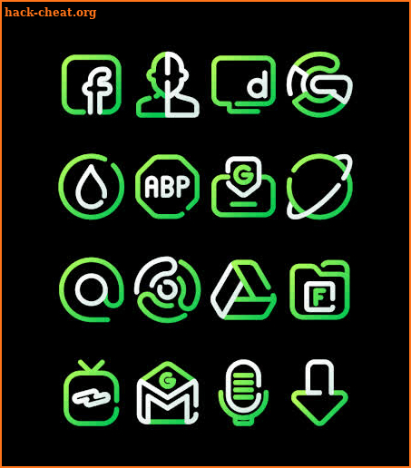 LineBula Green - Icon Pack screenshot