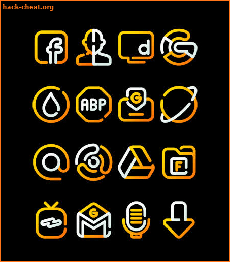 LineBula Yellow - Icon Pack screenshot
